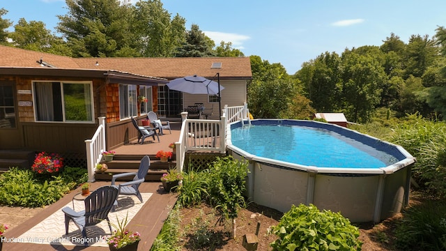 803 County Route 27, Ancram, NY 12502 - swimming pool with a deck and a patio area