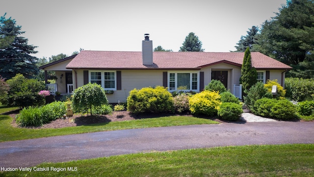 803 County Route 27, Ancram, NY 12502 - single story home with a chimney