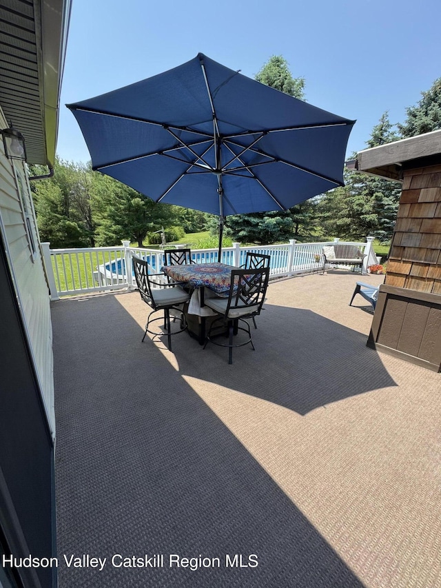 803 County Route 27, Ancram, NY 12502 - view of patio / terrace with an outdoor pool
