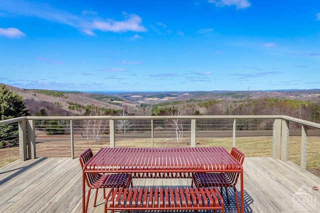 54 Mercer Mountain Rd, East Chatham, NY 12060 - view of wooden deck