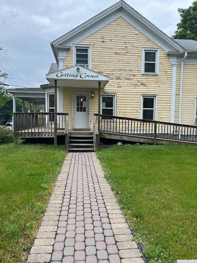 3652 Rte 67, Freehold, NY 12431 - view of front of home with a front lawn
