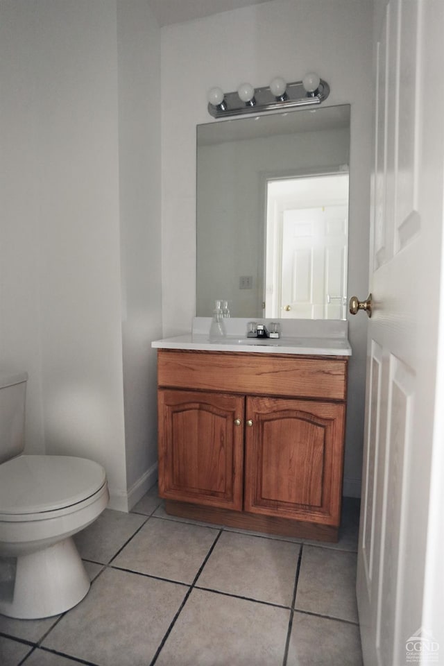 147 Skyview, Greenville, NY 12083 - bathroom with tile patterned flooring, toilet, vanity, and baseboards