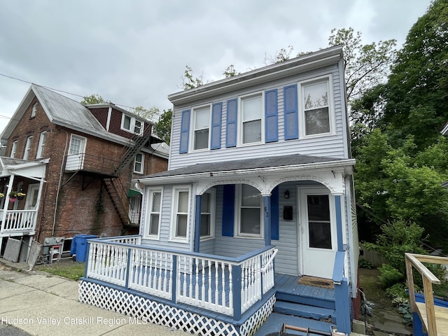 63 Gill St, Kingston, NY 12401 - view of front of property featuring a porch