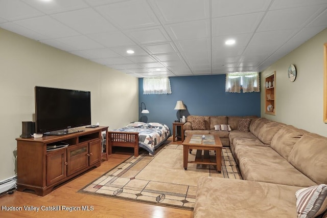 16 Wang Dr, Copake, NY 12516 - living area with recessed lighting and light wood-type flooring