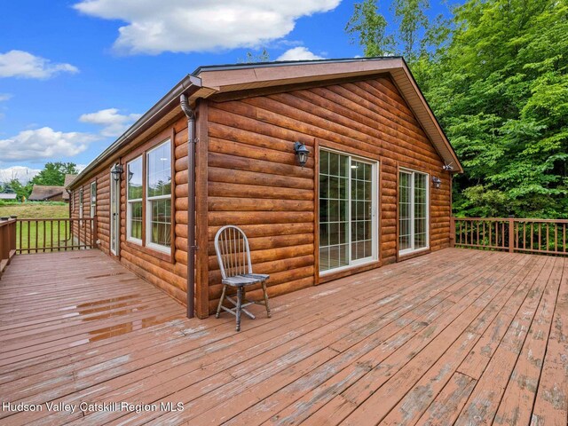 719 Allen Teator Rd, Durham, NY 12469 - view of deck