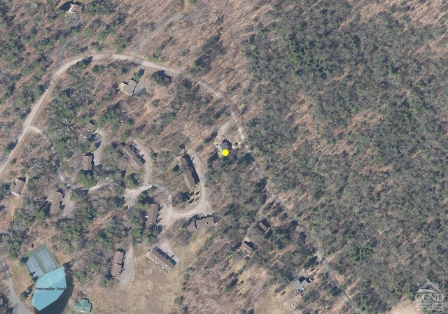 aerial map of property and surrounding area