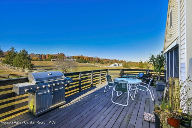 339-345 Jessup Rd, Florida, NY 10921 - deck with grilling area and outdoor dining area