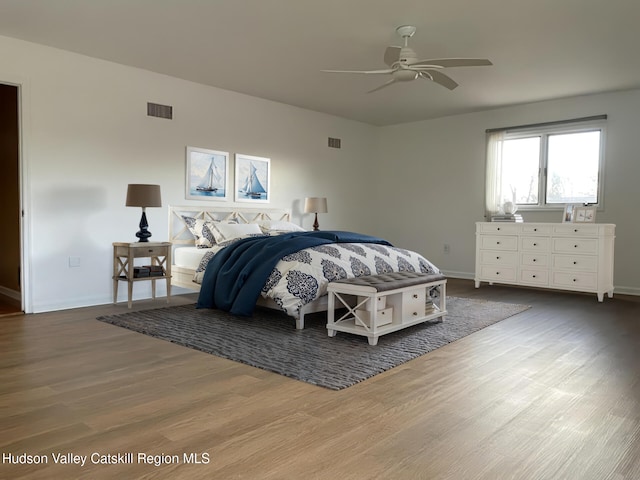 21 Lohmaier Ln, Lake Katrine, NY 12449 - bedroom featuring wood finished floors and ceiling fan