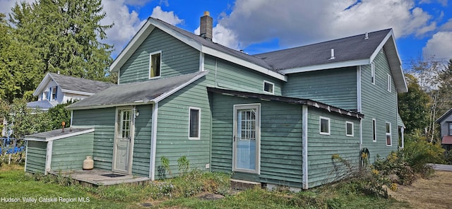 view of rear view of house