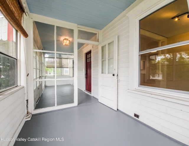 40 Fairview Ave, Hudson, NY 12534 - view of unfurnished sunroom