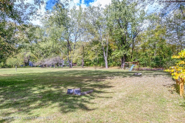 179 Grove St, Tillson, NY 12486 - view of yard with a playground