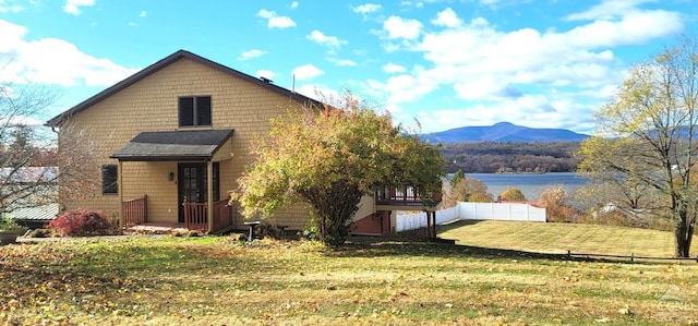 38 Cheviot Rd Unit 8, Germantown, NY 12526 - back of property with a water and mountain view