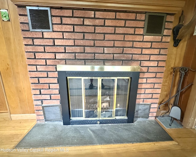 258 Watson Hollow Rd, West Shokan, NY 12494 - detailed view of a fireplace and wooden walls