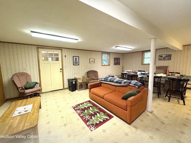 258 Watson Hollow Rd, West Shokan, NY 12494 - living room featuring light floors