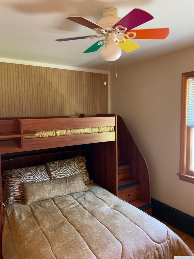 160 Willowbrook Rd, Hudson, NY 12534 - bedroom with ceiling fan and baseboards