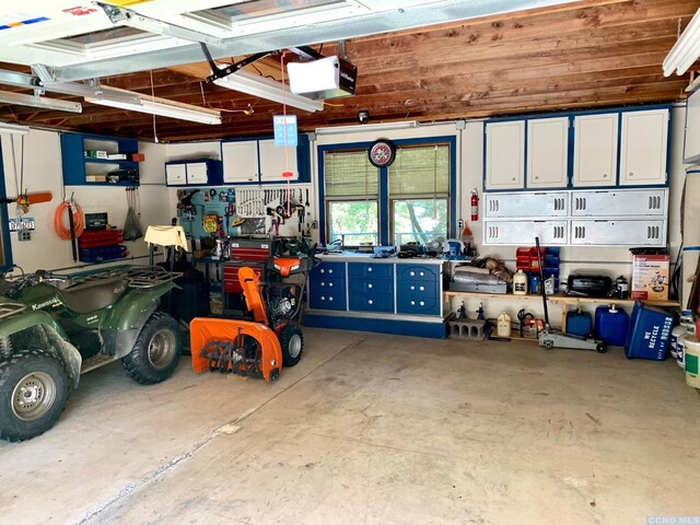160 Willowbrook Rd, Hudson, NY 12534 - garage with a garage door opener