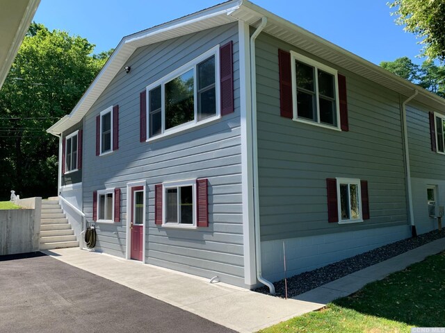 160 Willowbrook Rd, Hudson, NY 12534 - view of property exterior featuring stairs and a patio area