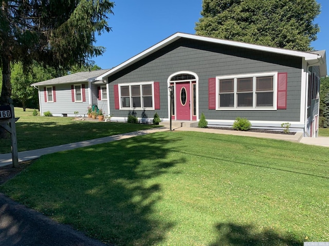 160 Willowbrook Rd, Hudson, NY 12534 - view of front of house with a front lawn