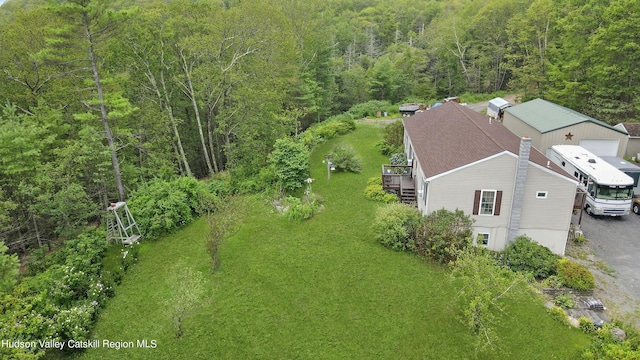 199 Echo Hill Rd, Saugerties, NY 12477 - aerial view featuring a view of trees