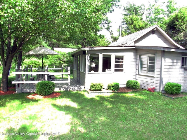 70 Watson Hollow Rd, West Shokan, NY 12494 - view of front facade featuring a front yard
