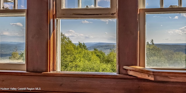 details with a mountain view