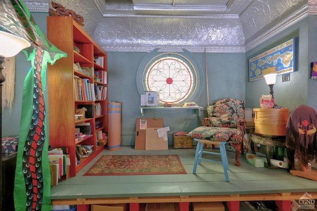 380 Main St, New Baltimore, NY 12124 - living area featuring ornamental molding