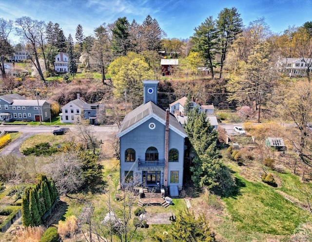 380 Main St, New Baltimore, NY 12124 - aerial view of property and surrounding area