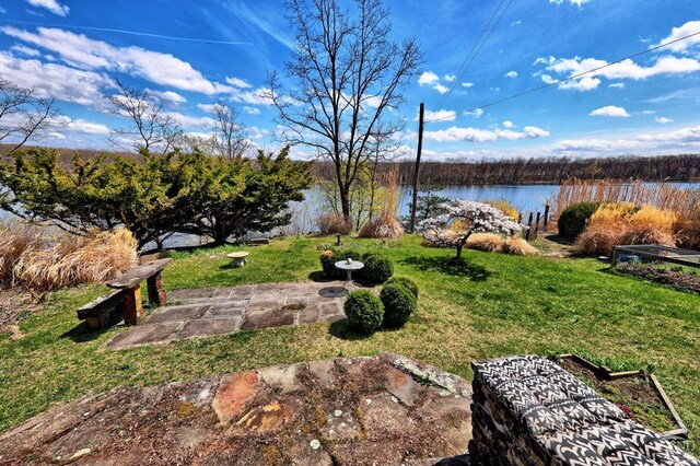 380 Main St, New Baltimore, NY 12124 - view of grassy yard featuring a water view