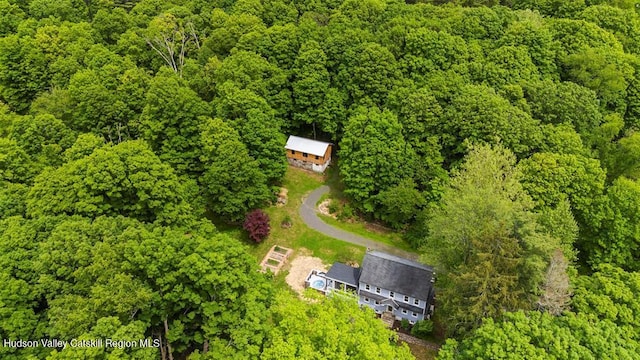 370 N Elting Corners Rd, Highland, NY 12528 - drone / aerial view of a heavily wooded area