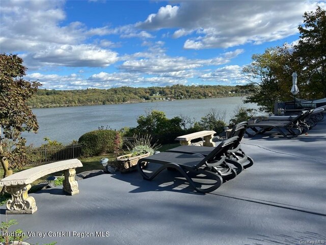 property view of water