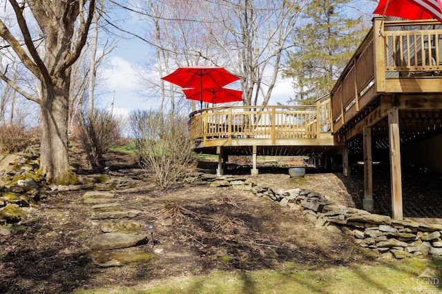 53 Snyder Pond Rd, Copake, NY 12516 - view of yard with a deck and stairs