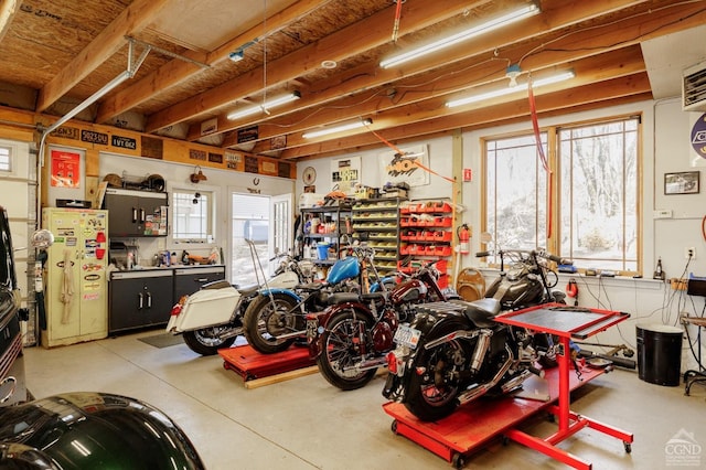 53 Snyder Pond Rd, Copake, NY 12516 - garage with a workshop area