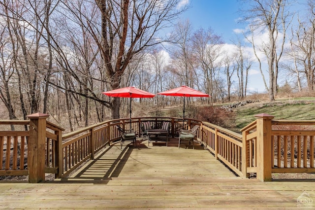 53 Snyder Pond Rd, Copake, NY 12516 - view of wooden terrace