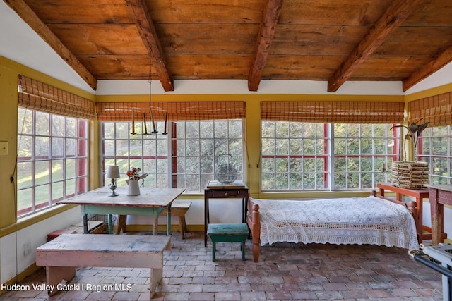 16-26 Shultis Brook Rd, Bearsville, NY 12409 - sunroom with plenty of natural light and wooden ceiling