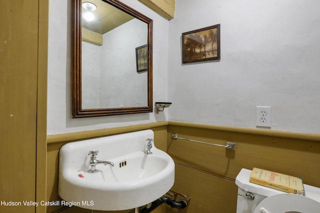 16-26 Shultis Brook Rd, Bearsville, NY 12409 - bathroom featuring toilet and a sink