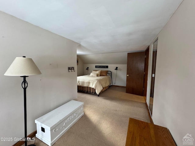 317 Scutt Rd, Greenville, NY 12083 - carpeted bedroom featuring vaulted ceiling