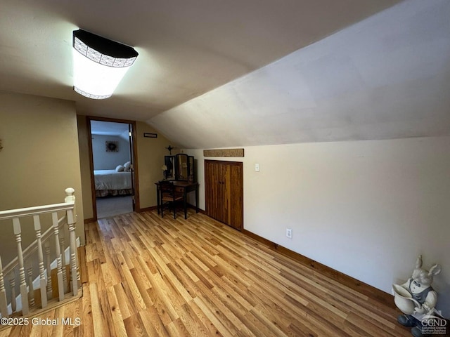 317 Scutt Rd, Greenville, NY 12083 - bonus room with light wood-style flooring, lofted ceiling, and baseboards