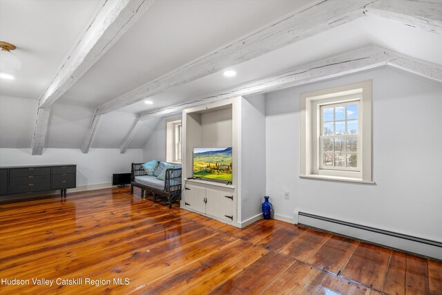5868 Rte 209, Rochester, NY 12446 - bonus room featuring baseboard heating and hardwood / wood-style floors