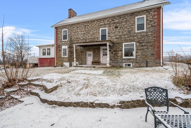 5868 Rte 209, Rochester, NY 12446 - view of front of property with stone siding and a chimney