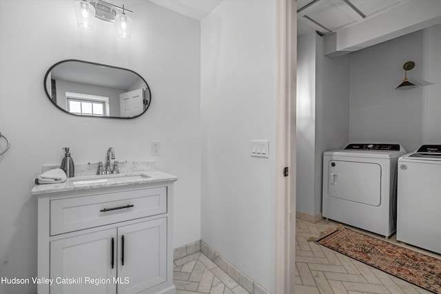 5868 Rte 209, Rochester, NY 12446 - half bath with washer and dryer and vanity