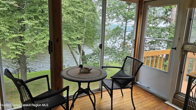 192 W Shore Dr, Valatie, NY 12184 - sunroom with a water view