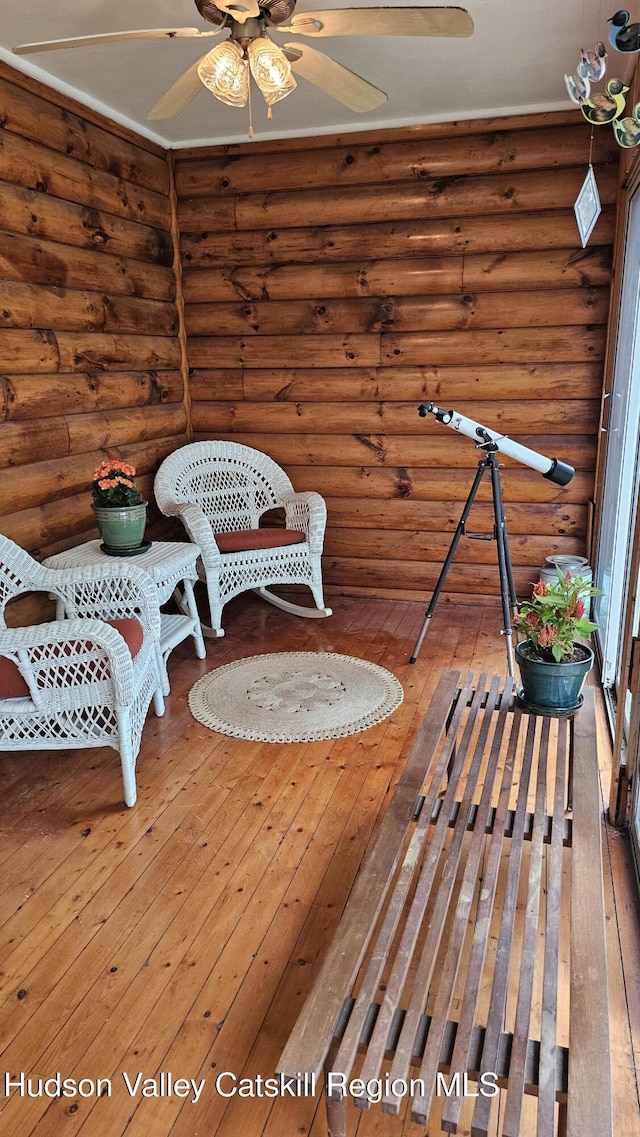 192 W Shore Dr, Valatie, NY 12184 - deck with a ceiling fan