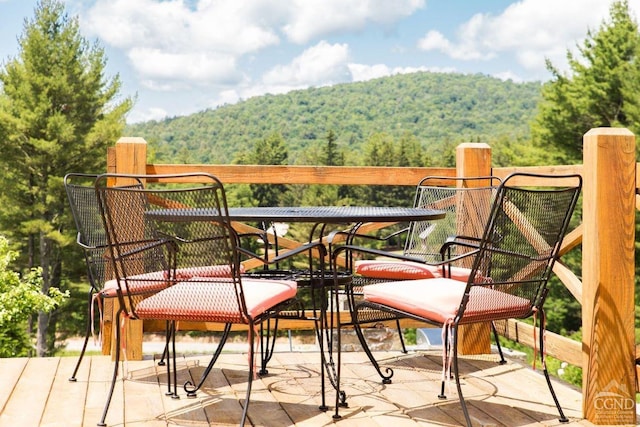 60 Leon Ln, Stony Creek, NY 12878 - balcony featuring a mountain view and a wooded view