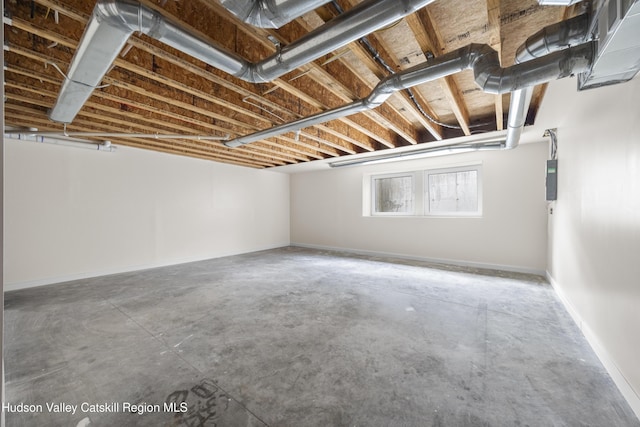 244 Columbia St, Hudson, NY 12534 - basement featuring baseboards