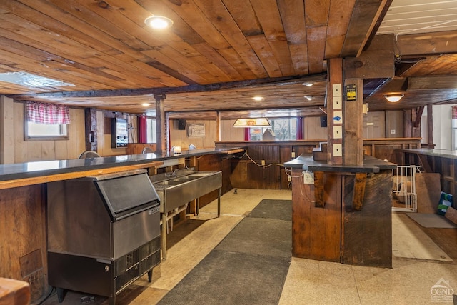 170 County Route 7a Unit 1, Copake, NY 12516 - community bar area featuring wooden ceiling