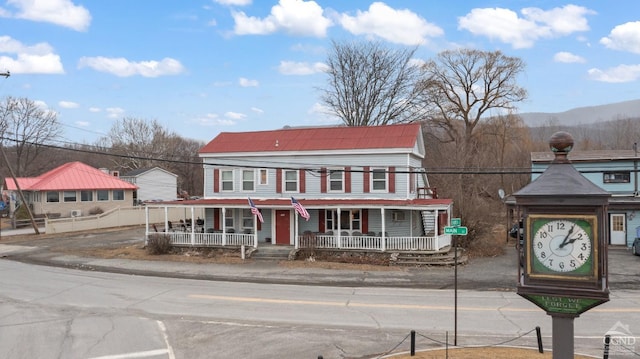 170 County Route 7a Unit 1, Copake, NY 12516 - view of front facade with covered porch