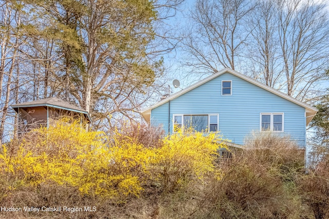 view of side of property