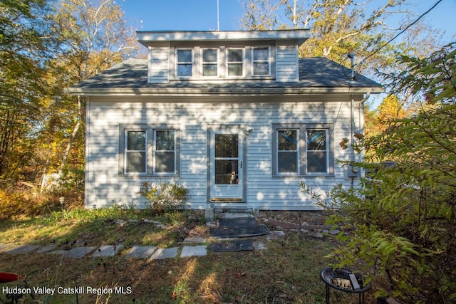 view of front of home