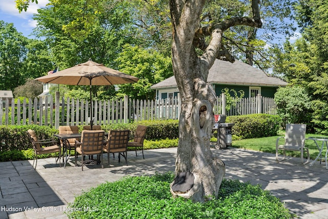 242 N Manor Ave, Kingston, NY 12401 - view of patio / terrace with outdoor dining area