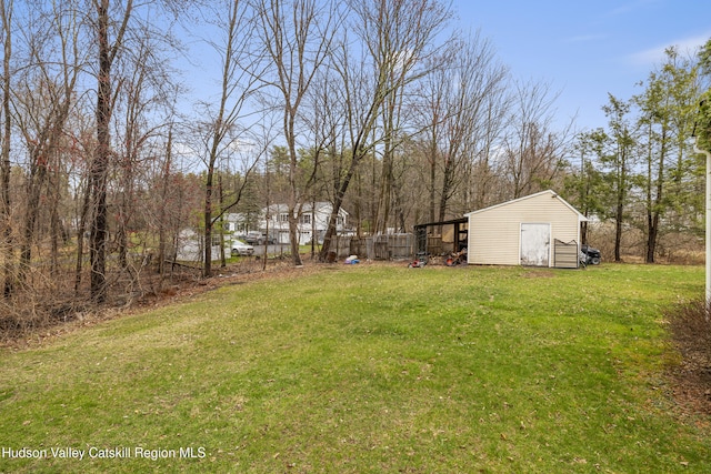 252 Ruby Rd, Kingston, NY 12401 - view of yard featuring an outdoor structure